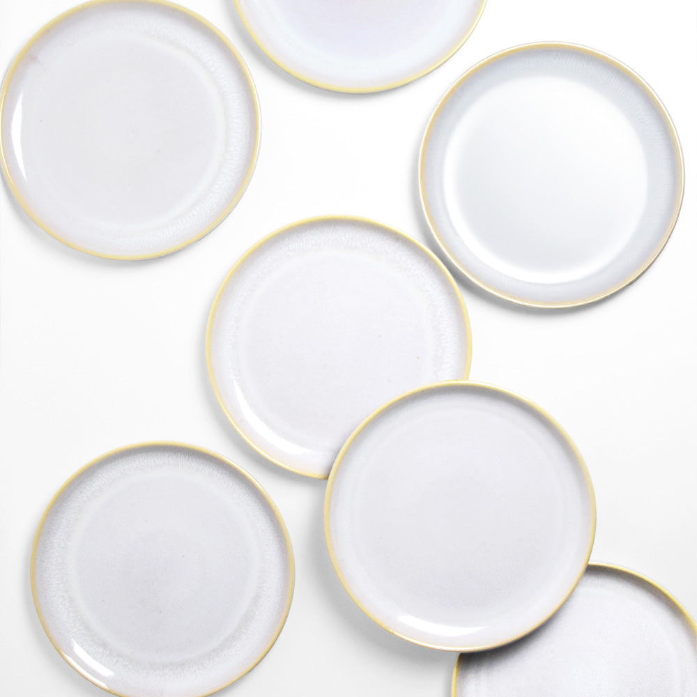 Grande Assiette - Blanc Nacré