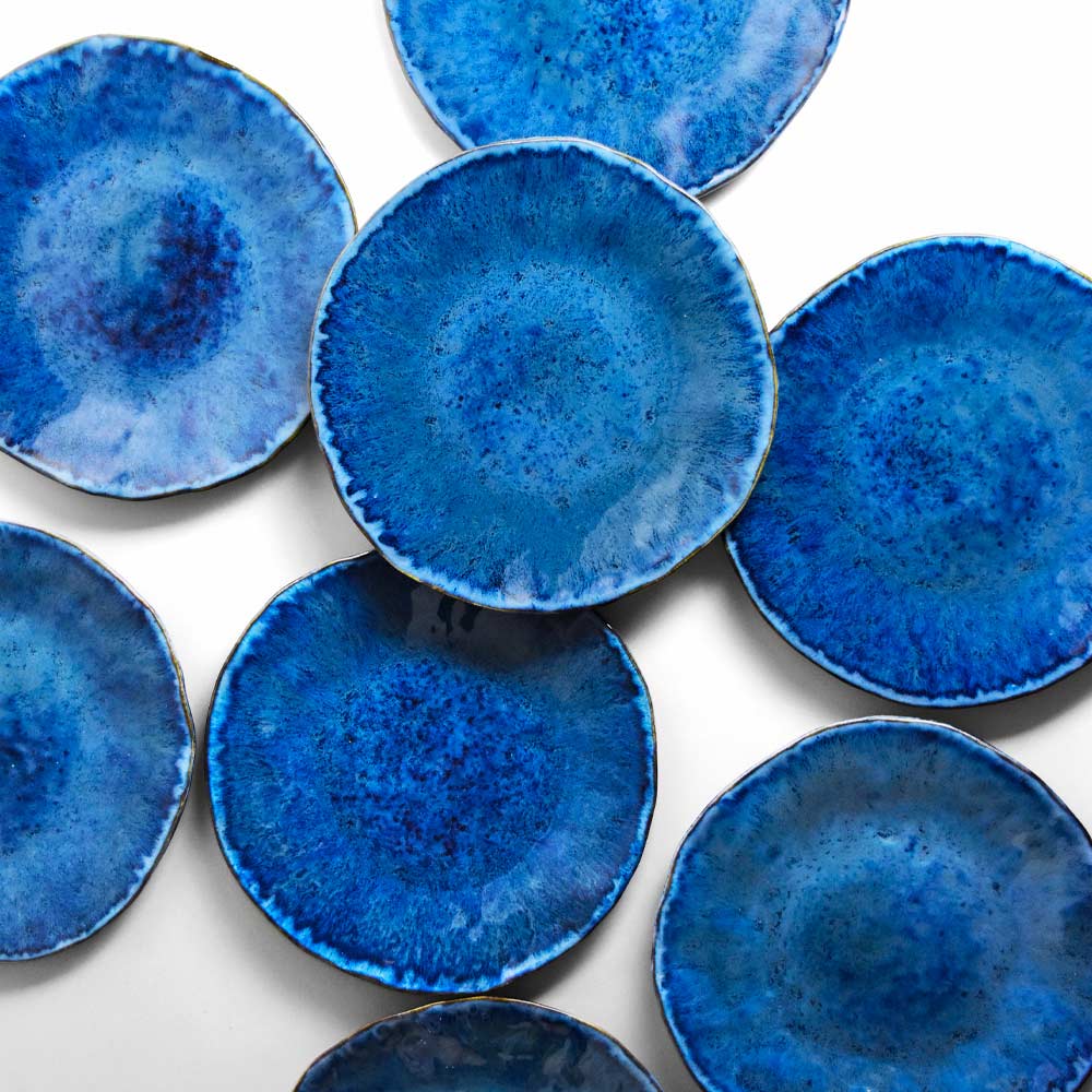 Grande Assiette Onda - Bleu Abyssal
