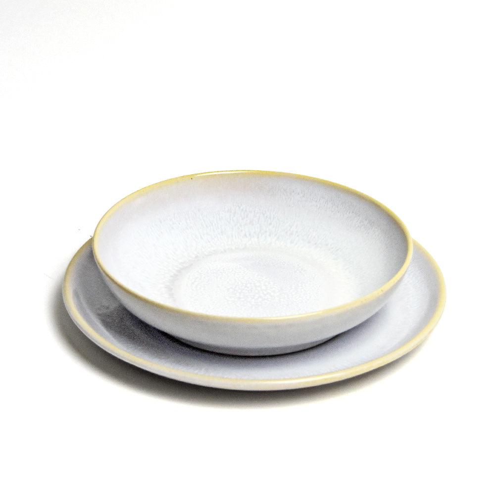 Assiettes Creuses - Blanc Nacré