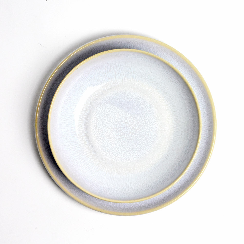 Grande Assiette - Blanc Nacré