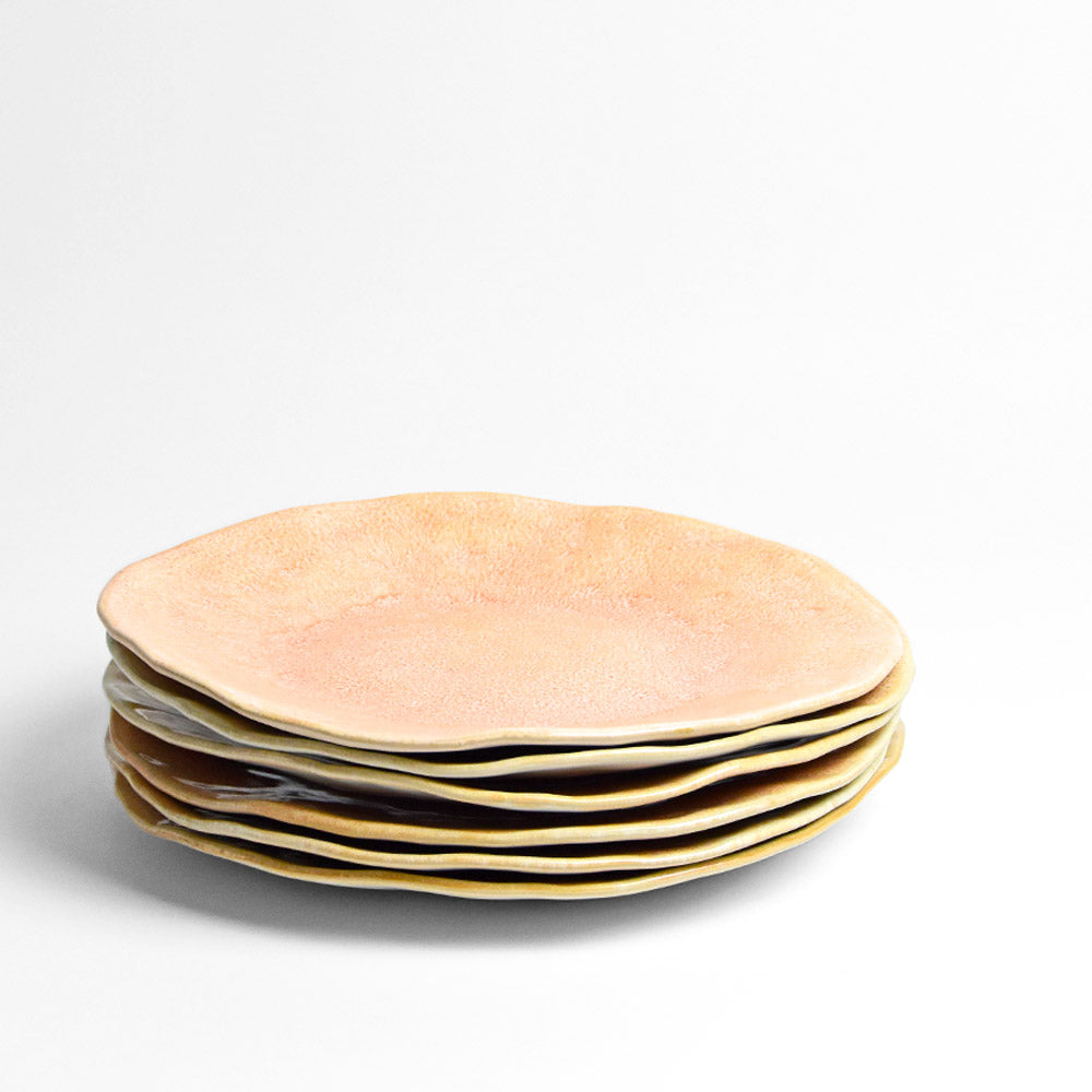 Large Onda Plate | Golden Coral