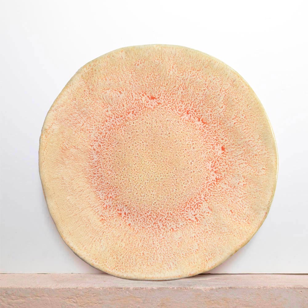 Large Onda Plate | Golden Coral