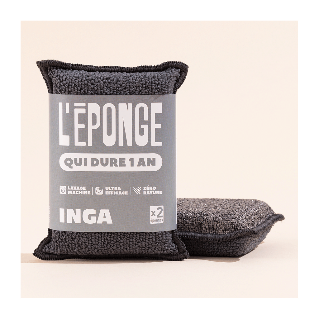 Duo D'Éponges Lavables (avec ou sans support)