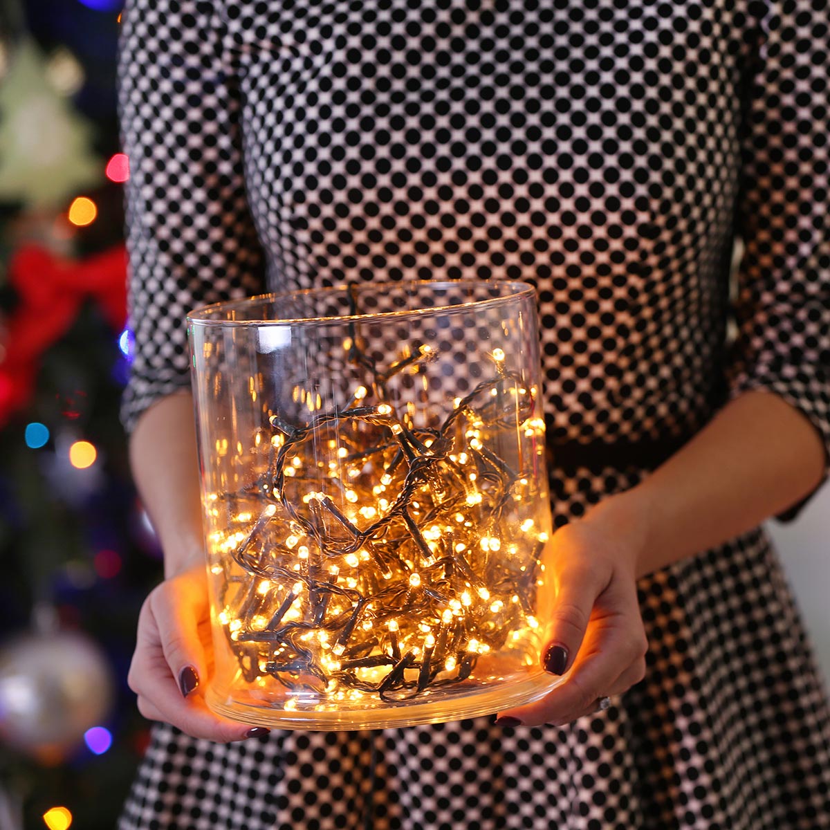 Solar light garland outdoor decoration 400 warm white LED YOGY SOLAR WARM 33.90m 8 modes - REDDECO.com