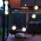 Light garland 20 transparent warm white LED bulbs PARTY CLEAR 20 L8.70m - REDDECO.com