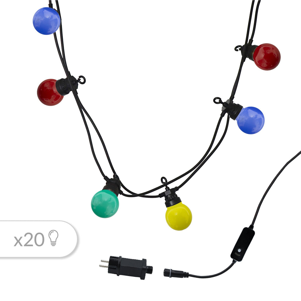 Party - Guirlande Filaire Led - Pvc - Multicolore