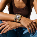 Goldamour Cuff Bracelet Jewellery - Gold