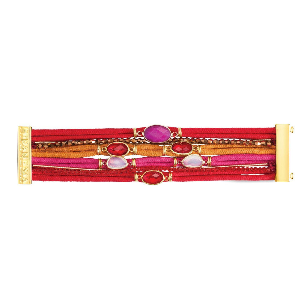 Sieraad Manchetarmband Spicy - Roze