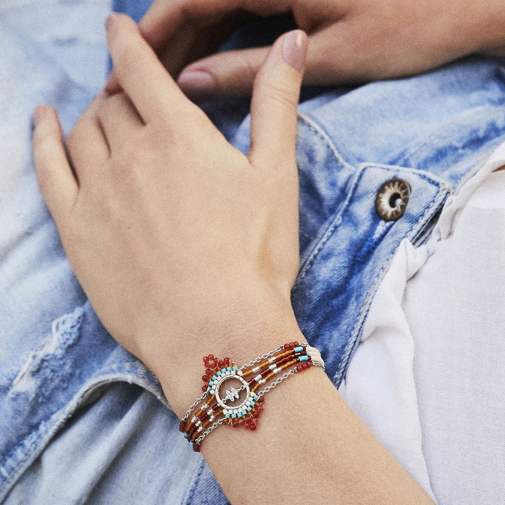 Sieraden Manchetarmband Inuit - Oker
