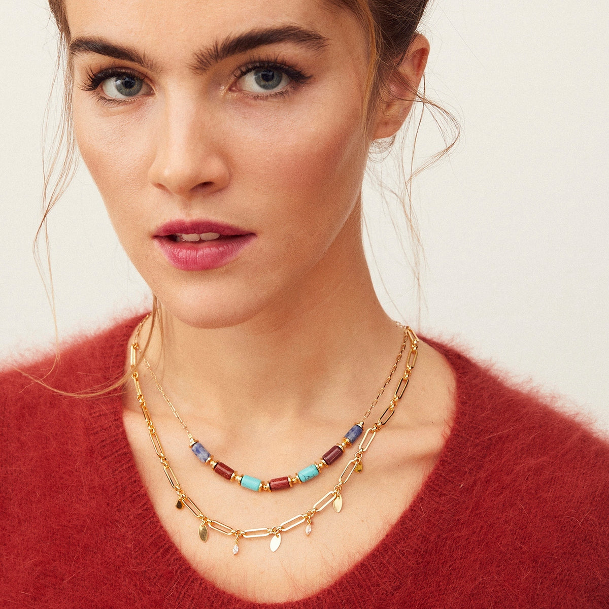 Collana Octave - Turchese