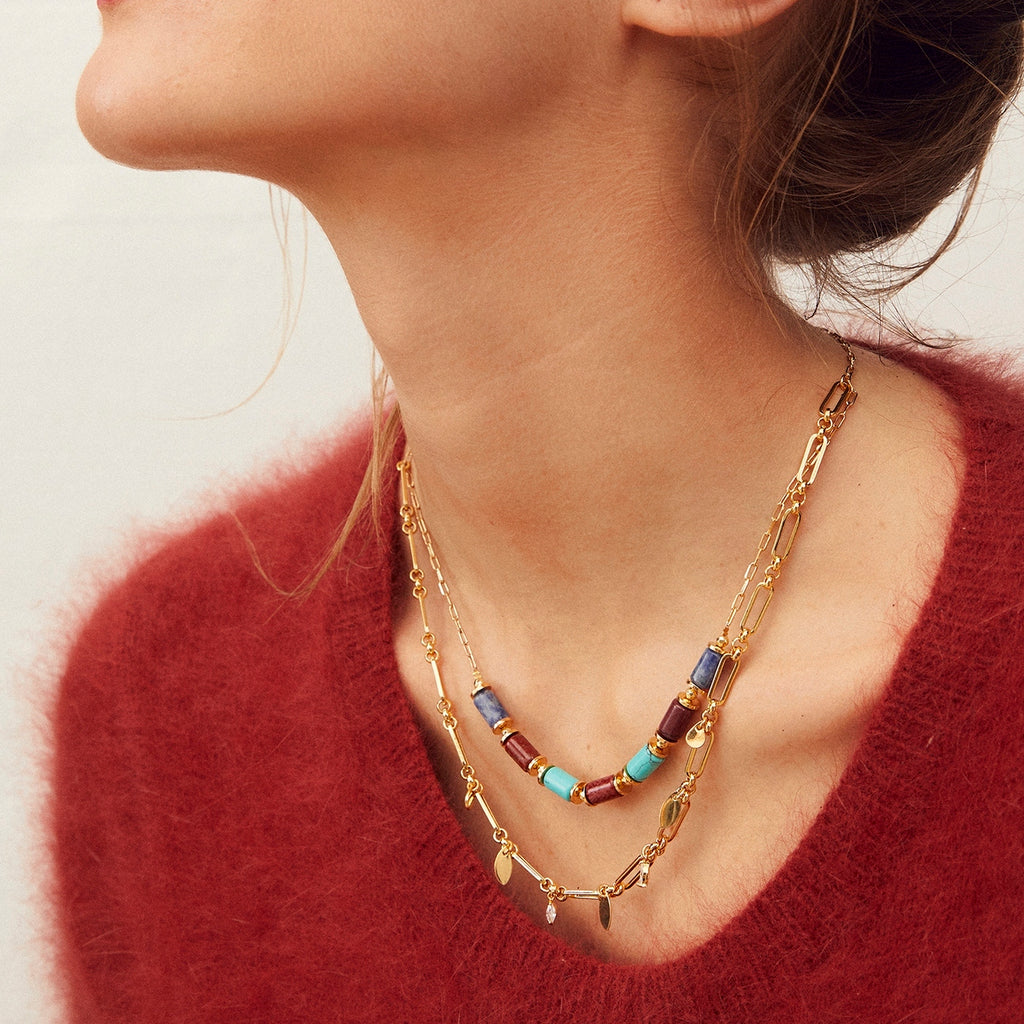 Collana Octave - Turchese