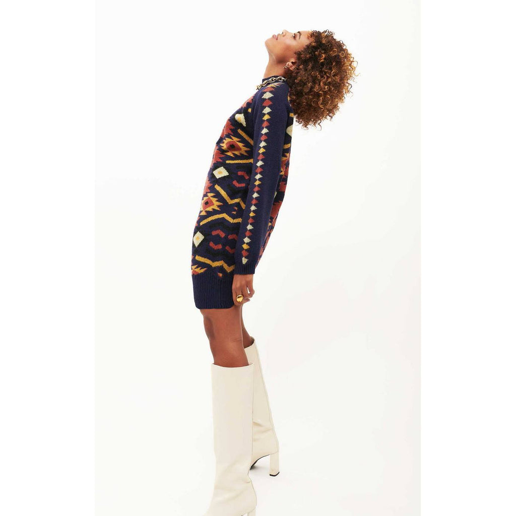 Jurken en Rokken Trui Crissy - Navy - Marineblauw