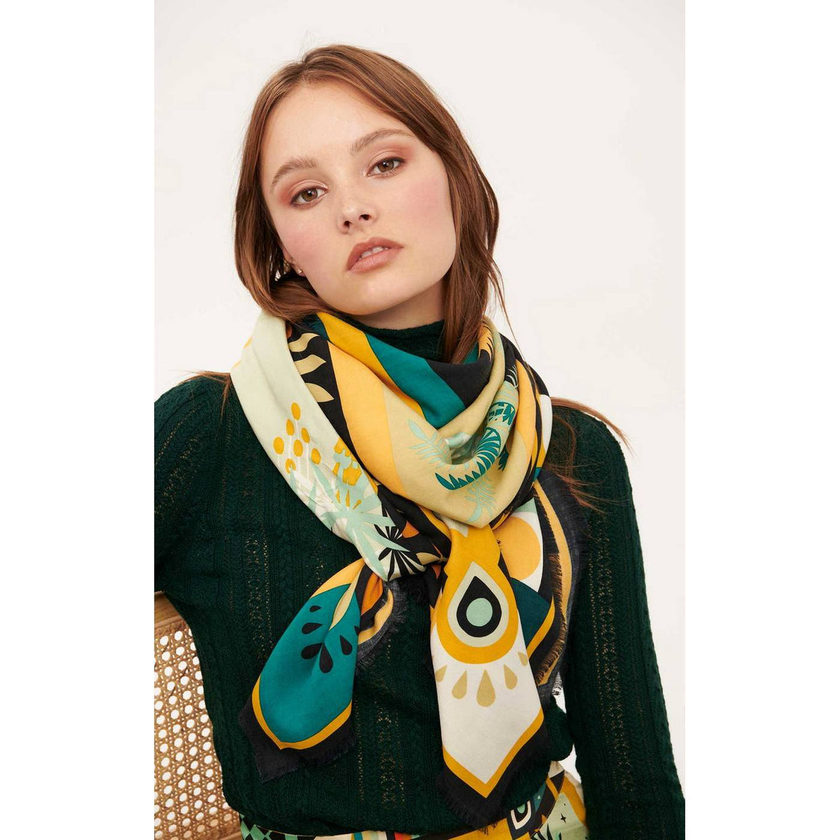 Sacs et Accessoires Foulard Beldi - Noir