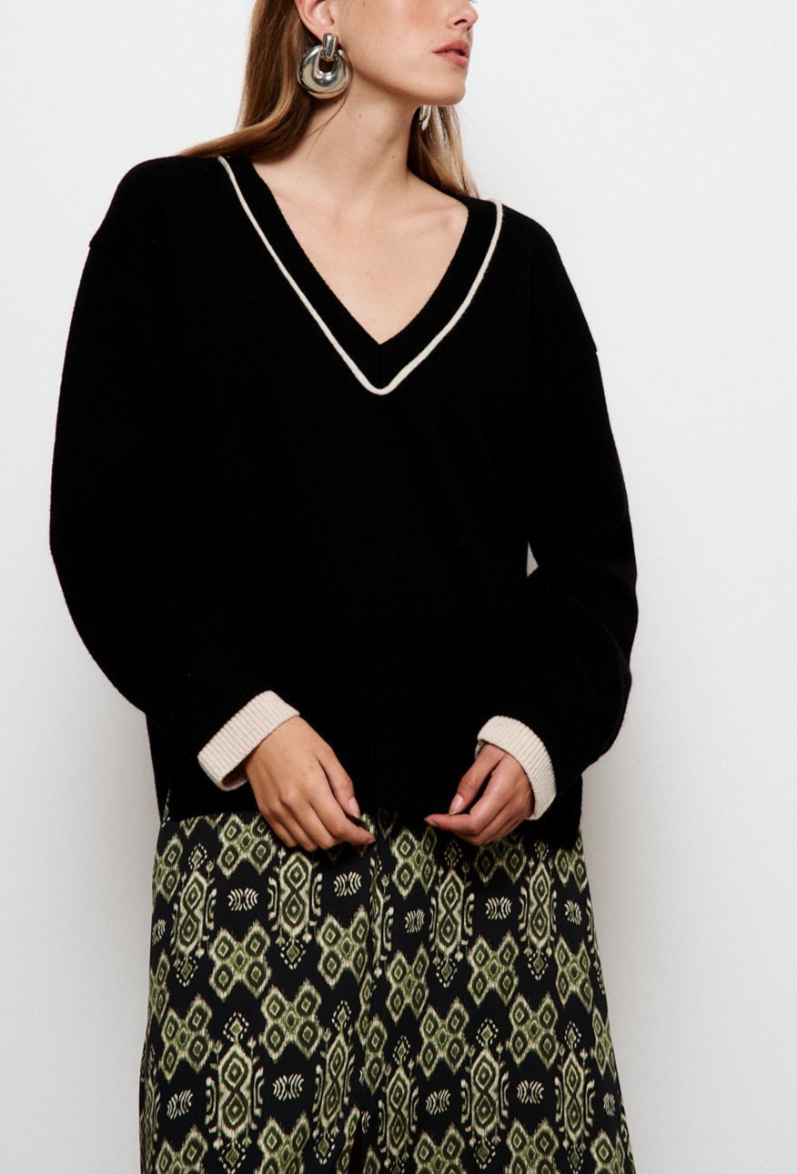 Straight Mireille Jumper - Black