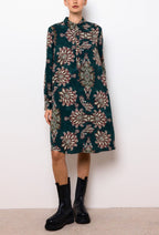 Carrie Short Dress - Teal