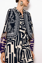 Robe Longue Orphee - Noir