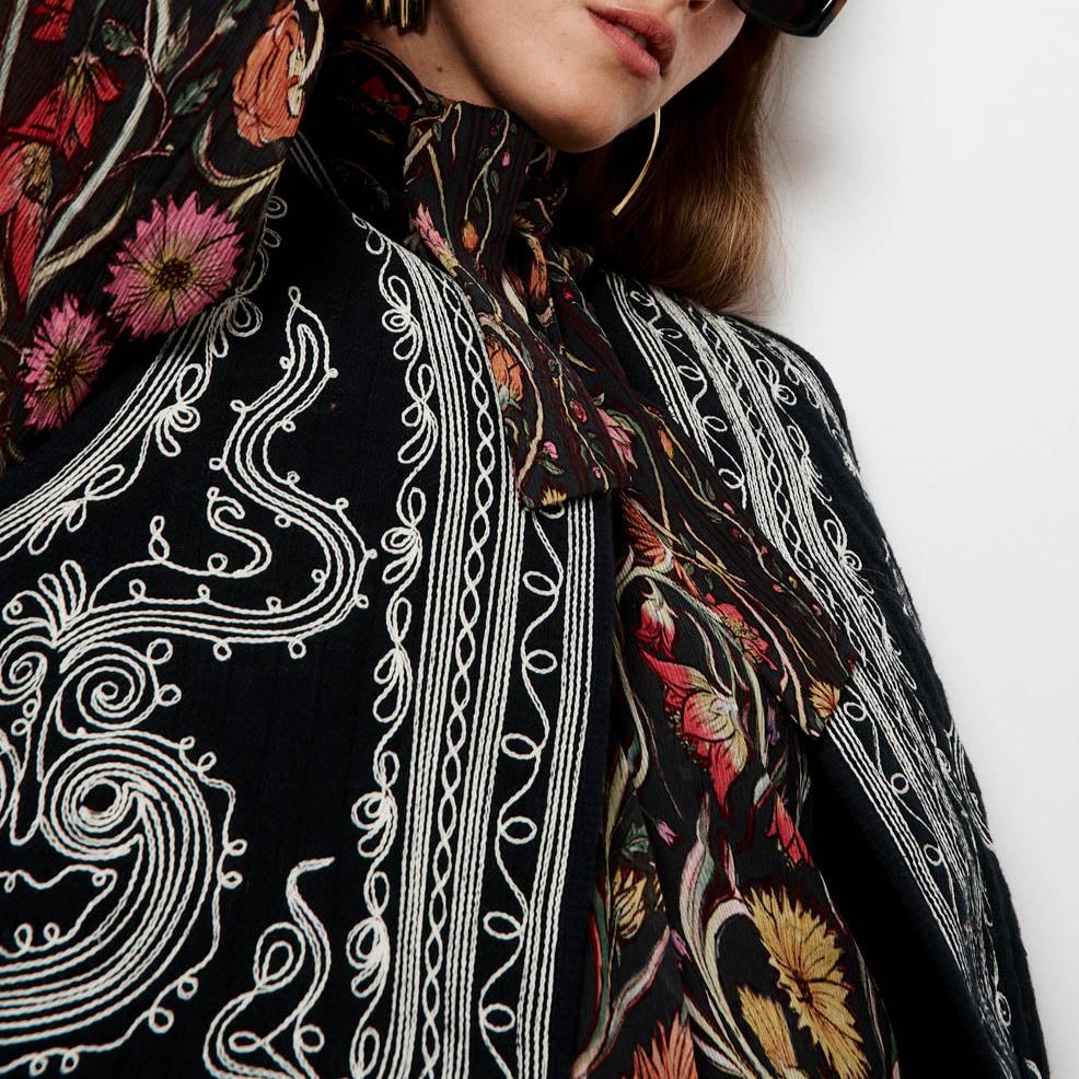 Anna Loose Blouse - Black