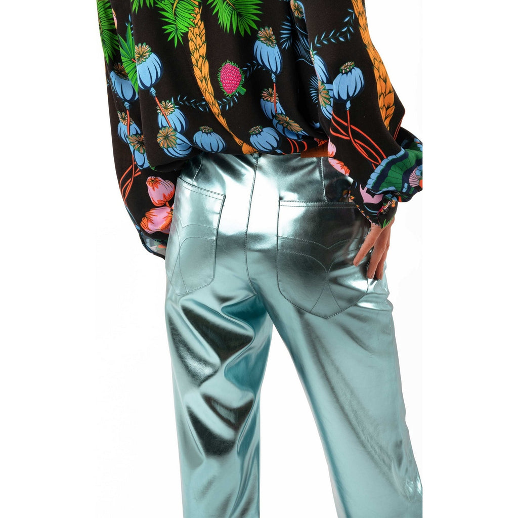 Trousers and Shorts Charles Metallic - Blue