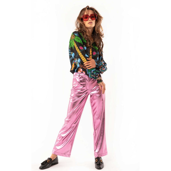 Trousers & Shorts Charles Metallic - Pink