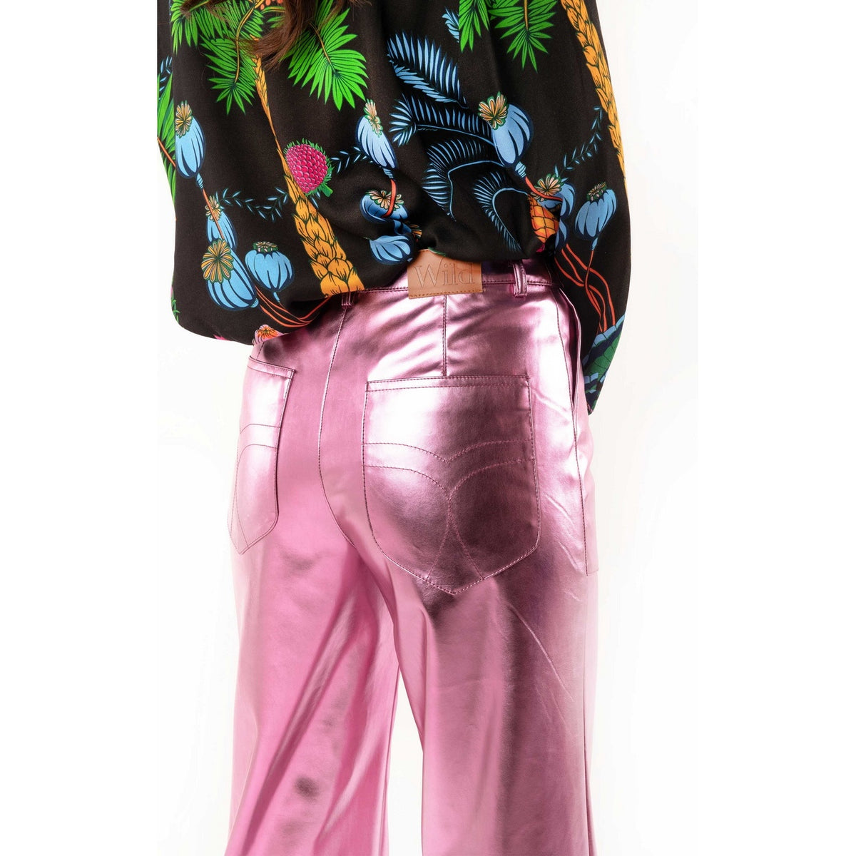 Trousers & Shorts Charles Metallic - Pink