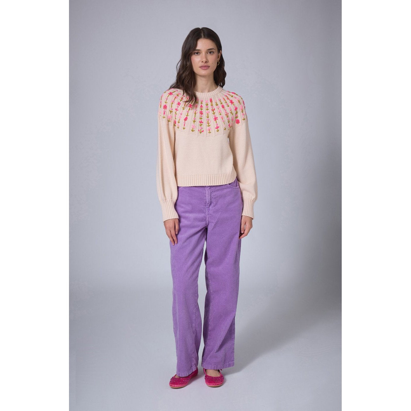 Pantalon Baggy - Parme