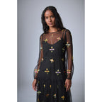 Vestido Bloom Romance - Negro
