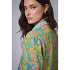 Bohemian Hindi Shirt - Khaki