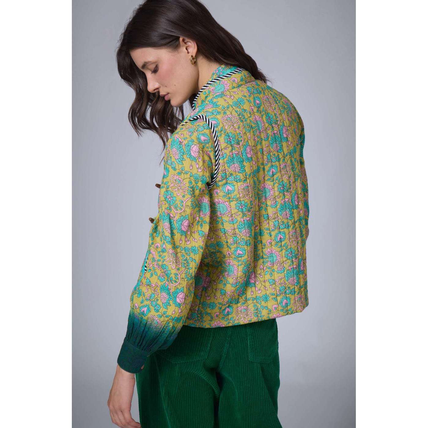 Veste Bohemian Hindi - Kaki