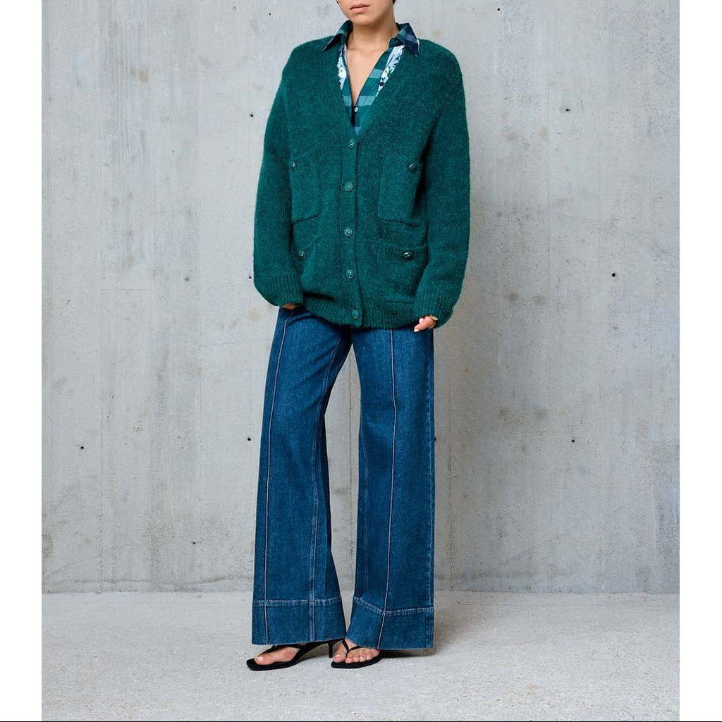 Lliona Pocket Cardigan - Mint
