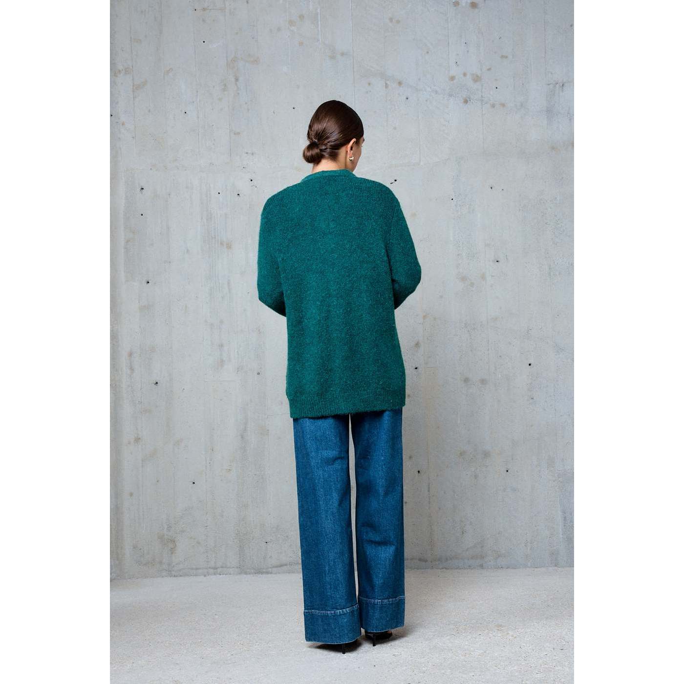 Lliona Pocket Cardigan - Mint