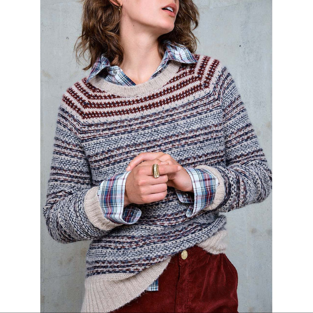 Pull Jacquard Linoa - Ecru