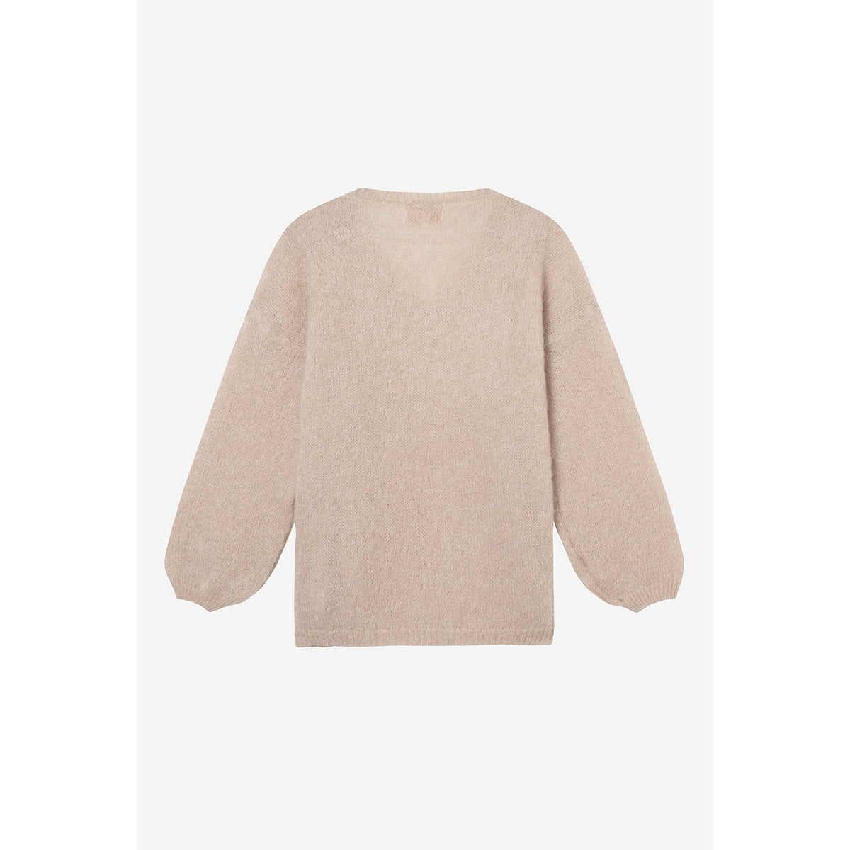 V-Hals Strik Nata - Cappuccino