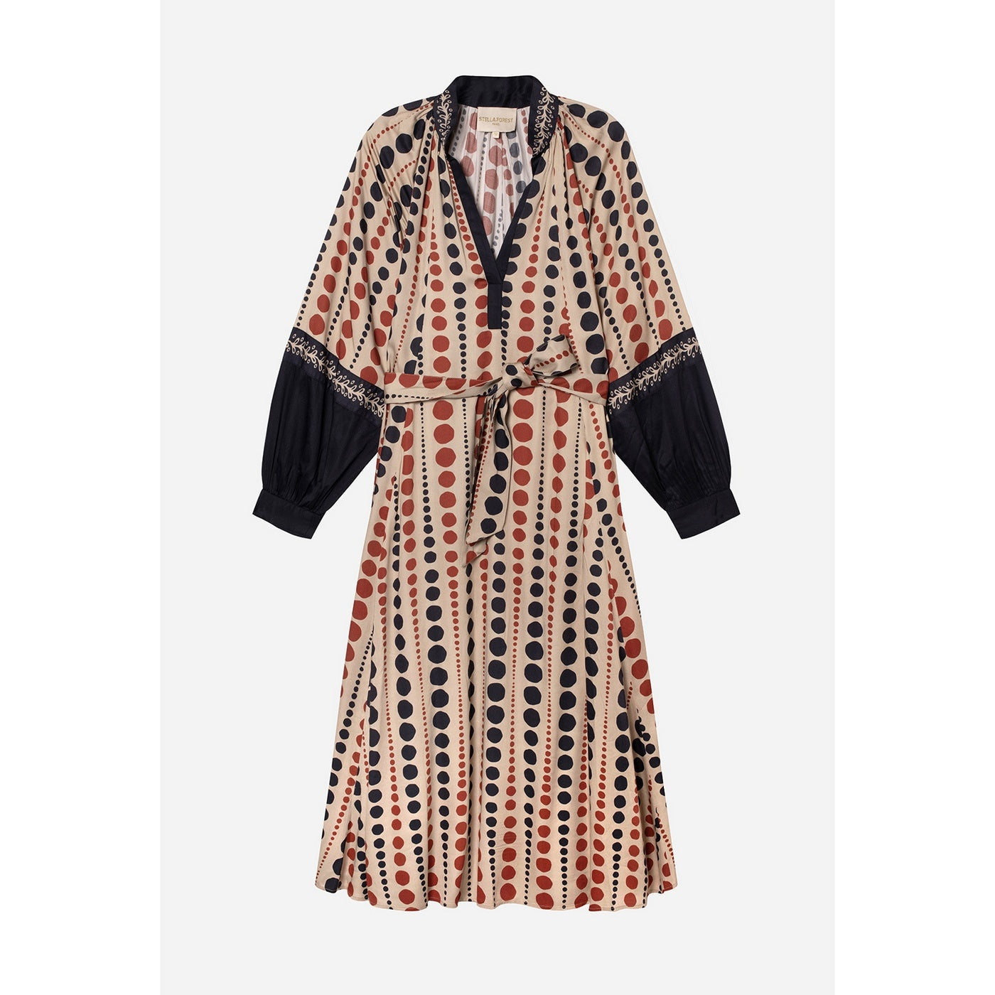 Robe Longue Aurelie - Noisette
