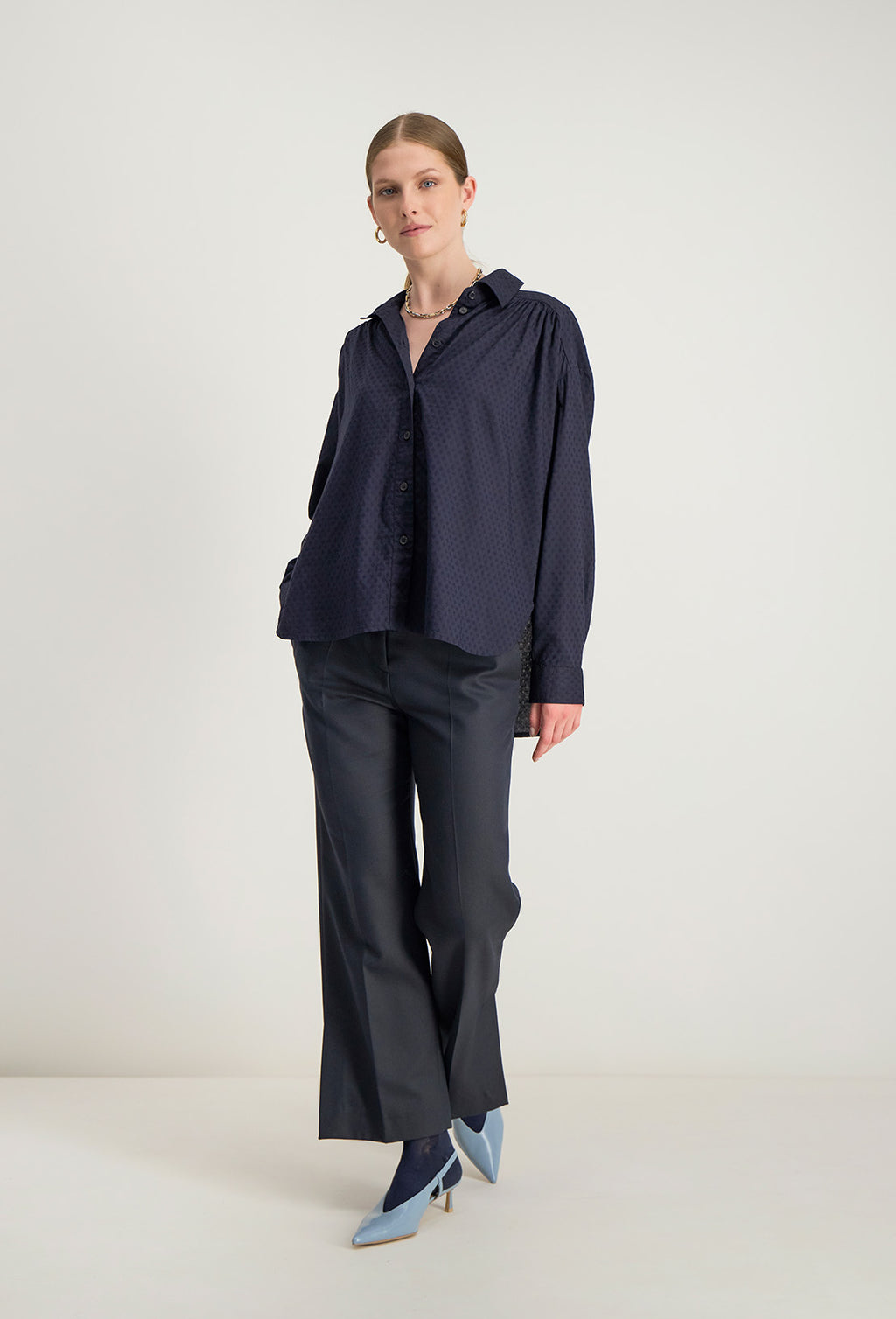 Oversize skjorte Hesme - Nocturne