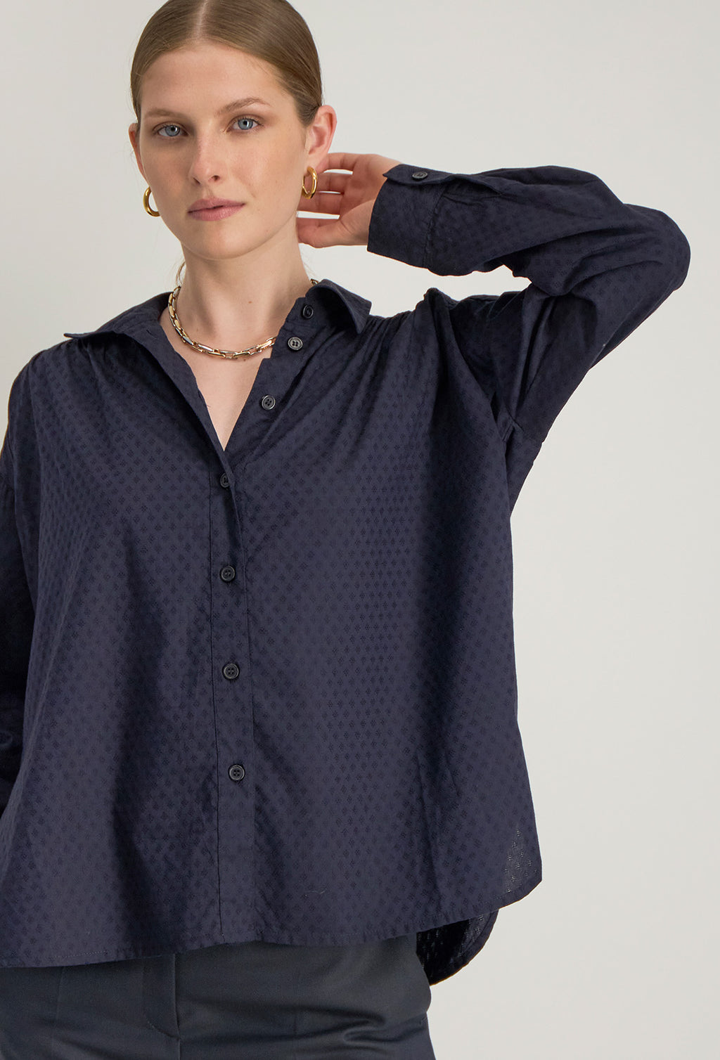 Oversize skjorte Hesme - Nocturne