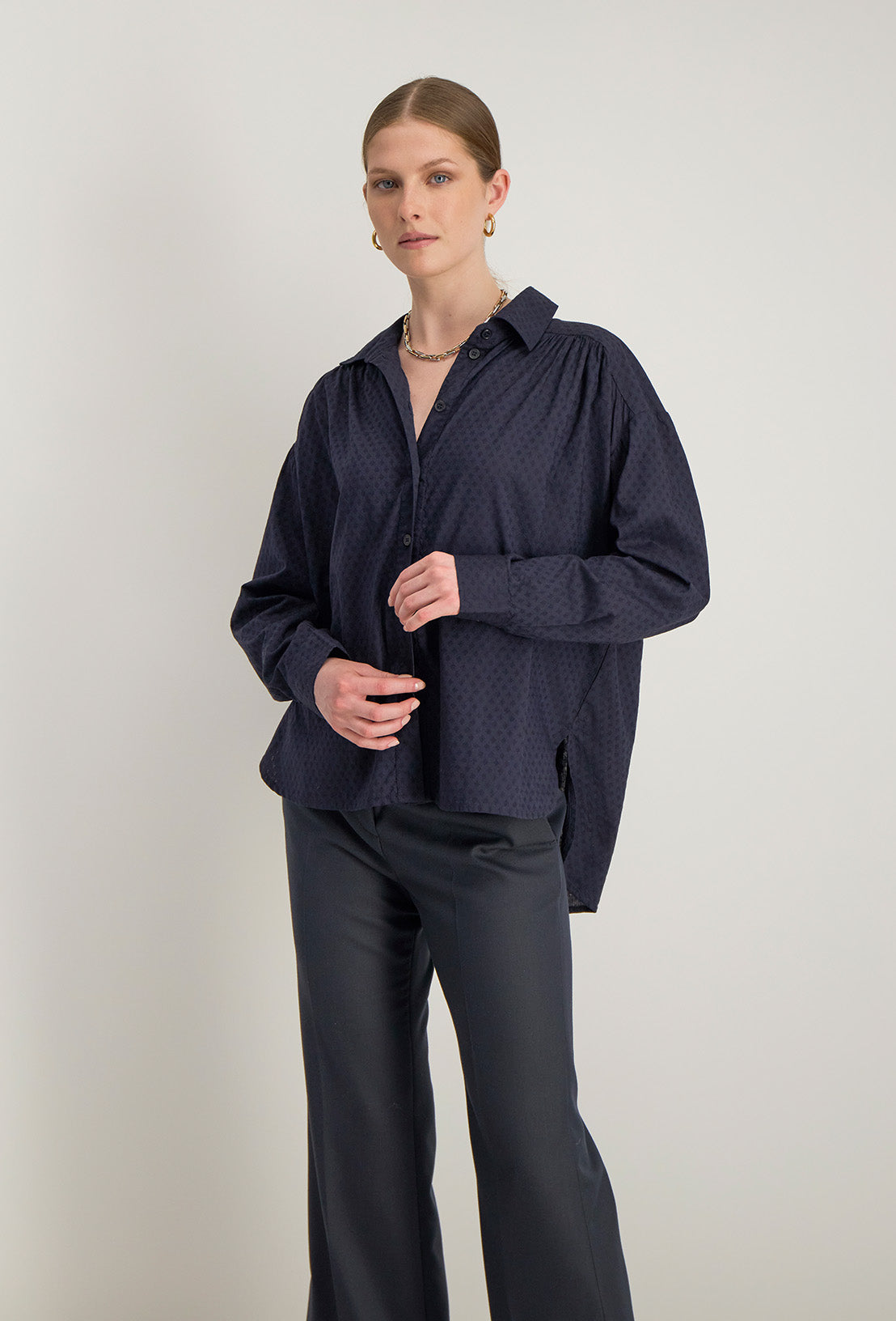 Oversize skjorte Hesme - Nocturne