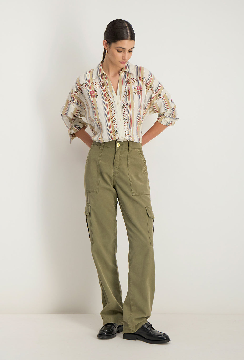 Chemise Oversize Solara - Sable