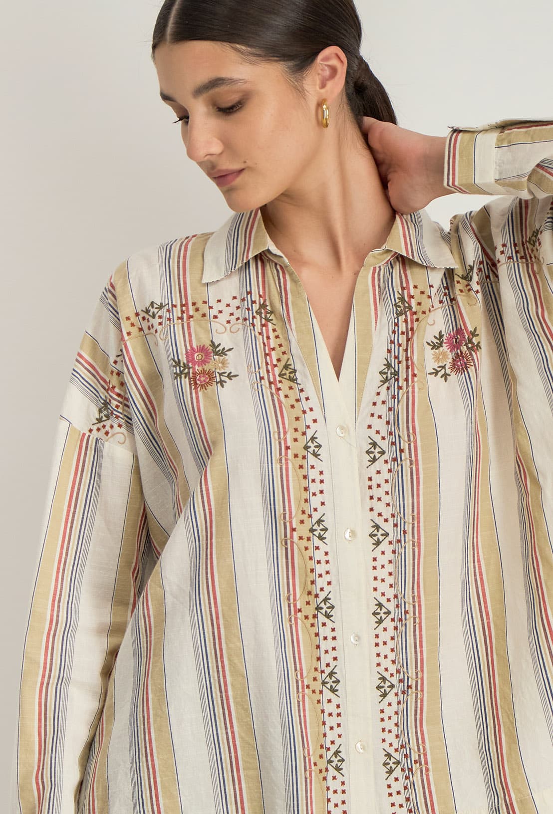 Chemise Oversize Solara - Sable