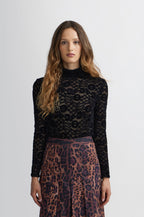 Top Corbeille - Negro