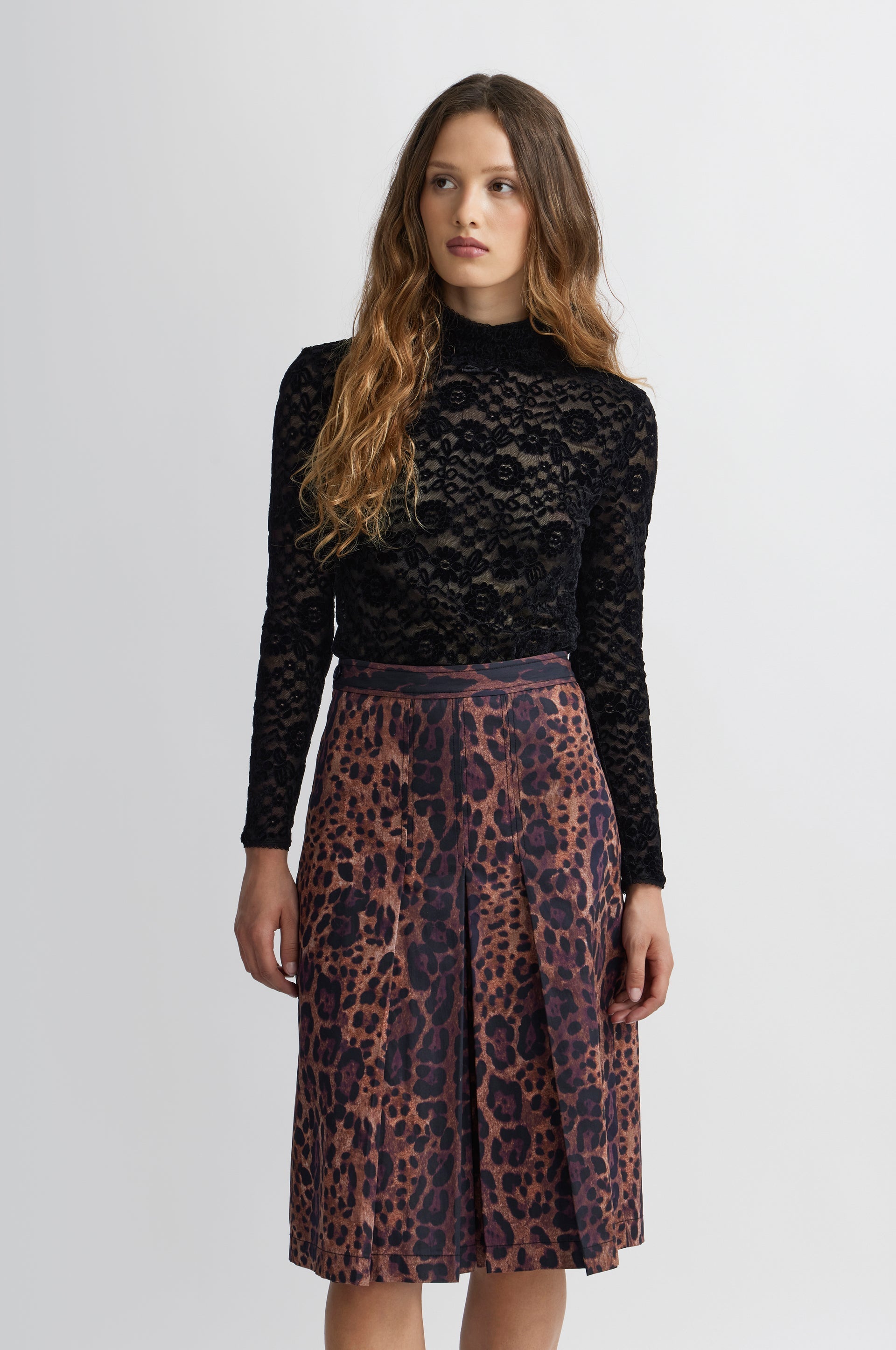 Top Corbeille - Negro