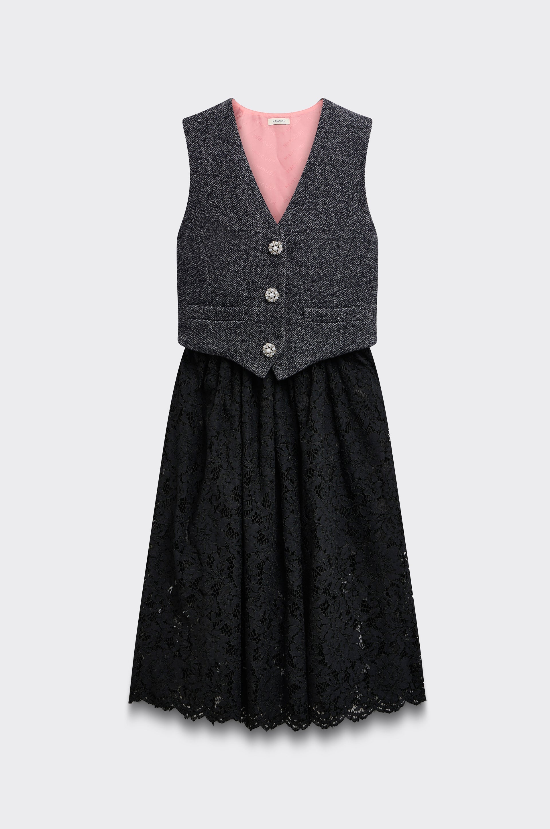 Vestido Coco - Gris