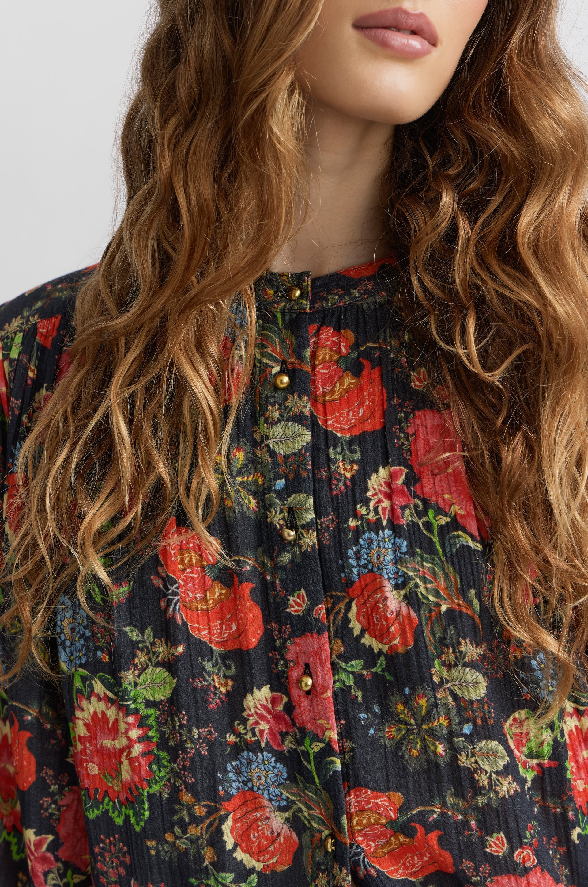 Vestido Largo Jouy - Crudo
