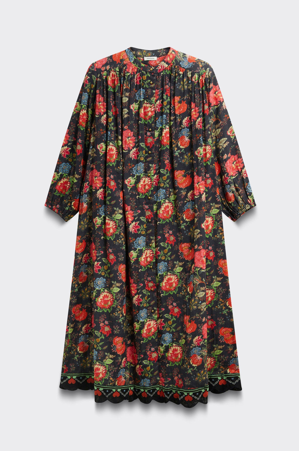 Vestido Largo Jouy - Crudo