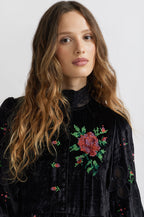 Vestido Largo Nappe - Negro