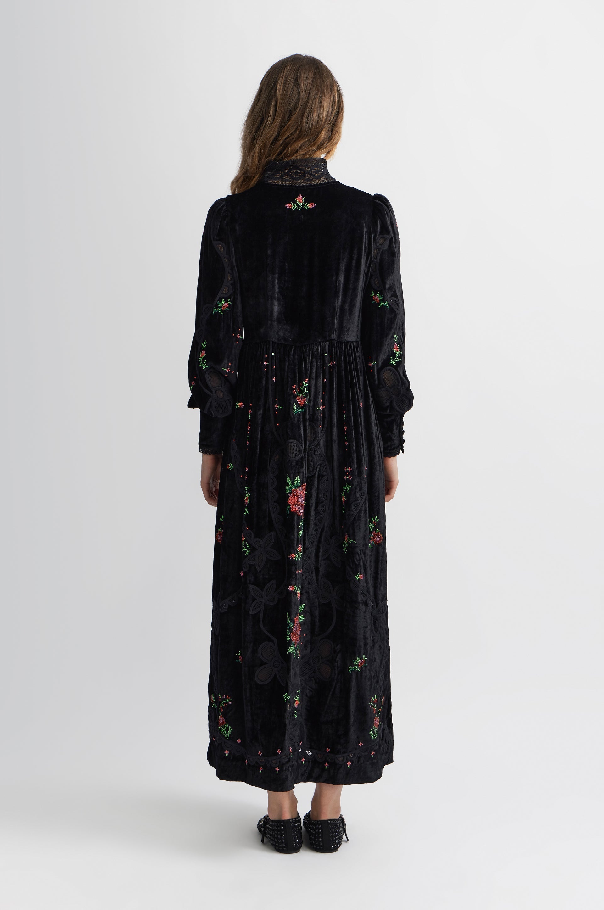 Vestido Largo Nappe - Negro