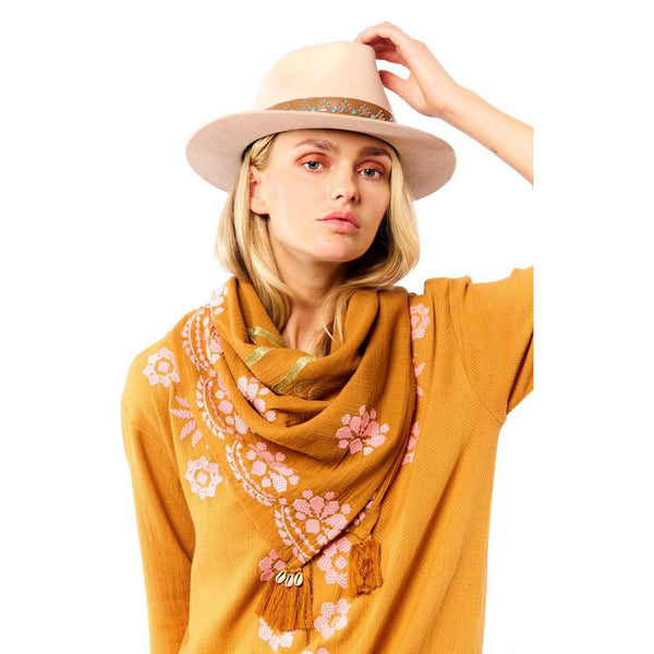 Tassen en Accessoires Medium Sjaal Ocampo - Camel