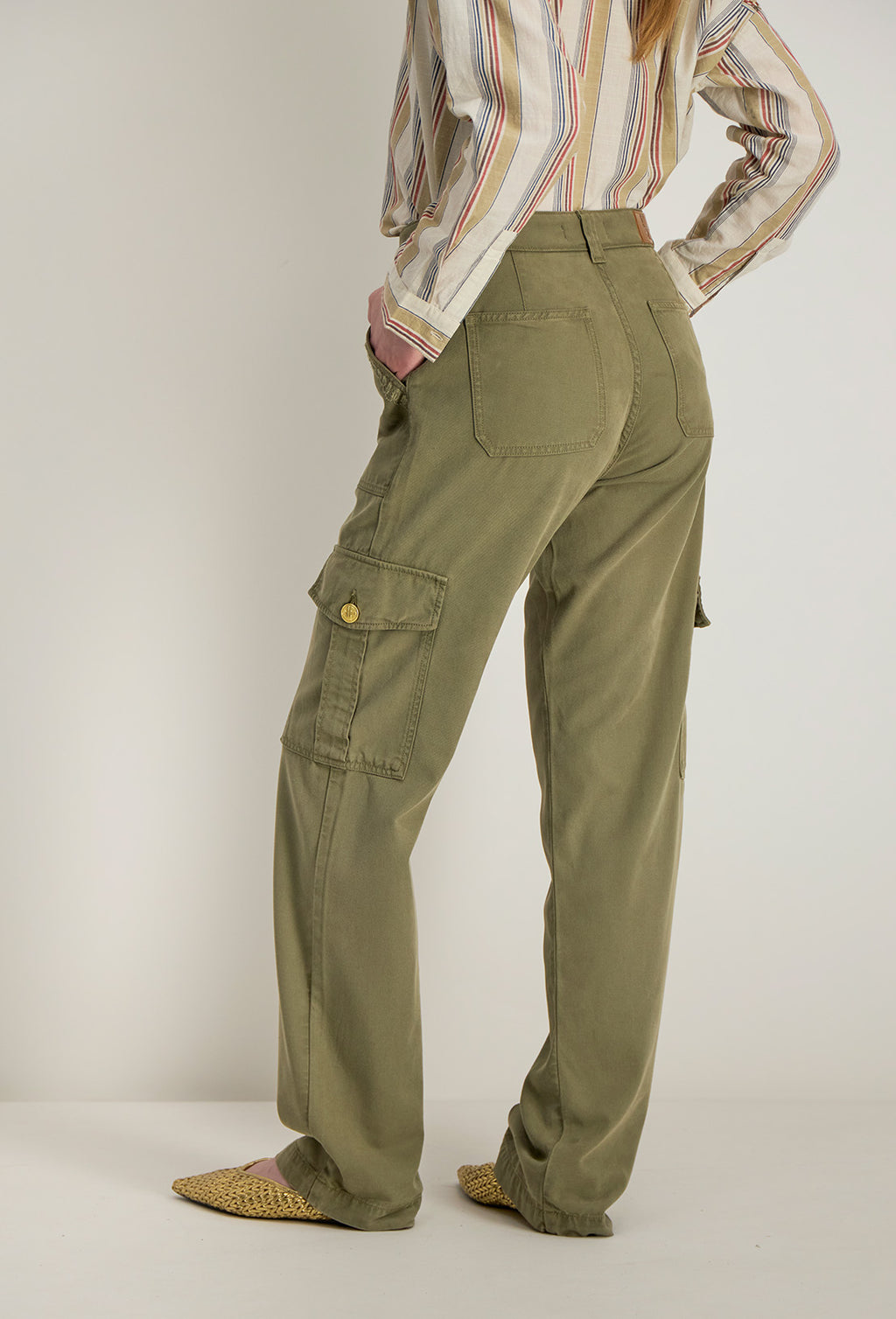 Pantalon Brodee Ayna - Kaki