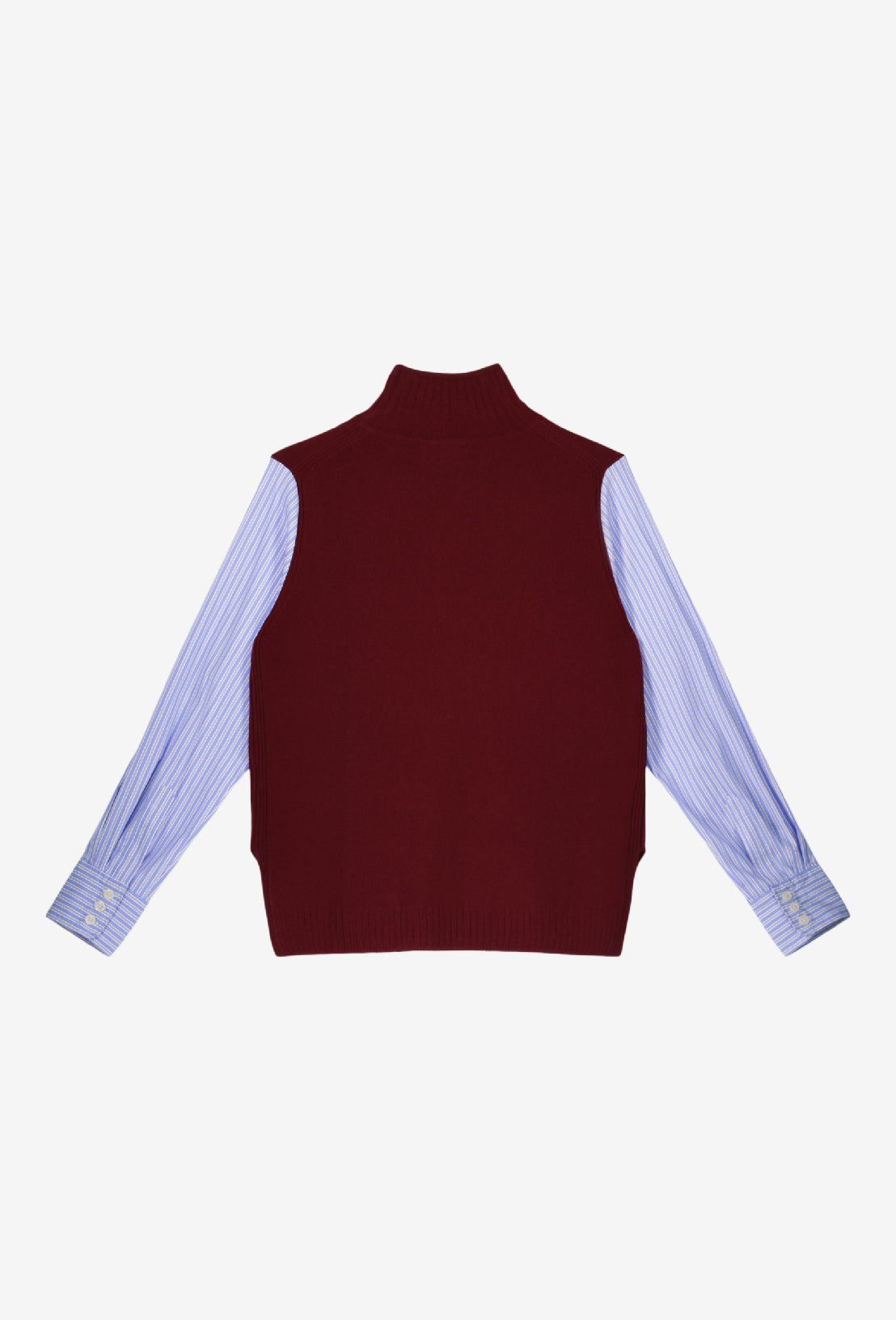 Pull Hybride Lita - Bordeaux