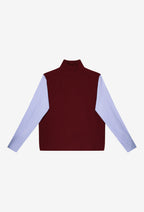 Pull Hybride Lita - Bordeaux