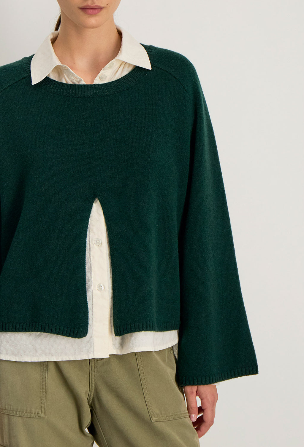 Jersey con Abertura Hilda - Bosque